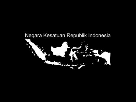 NKRI, Negara Kesatuan Republik Indonesia, Indonesia Map, can use for App, Art Illustration, Website, Pictogram, Infographic, Poster, Banner, Background or Graphic Design Element.のイラスト素材