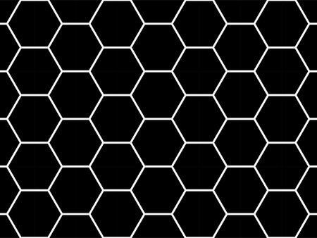 Seamless Honeycomb Shape Motifs Pattern, Beehive or Bee House Form, for Decoration, Ornate, Carpet Pattern, Fashion, Textile, Tile, Mosaic, Wallpaper, Wrapping Cover, Backgroundのイラスト素材