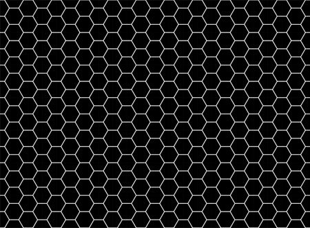 Seamless Honeycomb Shape Motifs Pattern, Beehive or Bee House Form, for Decoration, Ornate, Carpet Pattern, Fashion, Textile, Tile, Mosaic, Wallpaper, Wrapping Cover, Backgroundのイラスト素材