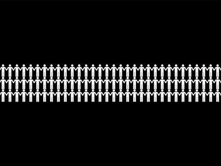 Human Shape Join Hands, can use for Decoration, Wallpaper, Cover, Wrapping, Carpet Pattern, Fashion, Fabric, Textile or Graphic Design Element. Vector Illustrationのイラスト素材