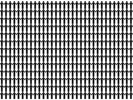 Human Shape Join Hands, can use for Decoration, Wallpaper, Cover, Wrapping, Carpet Pattern, Fashion, Fabric, Textile or Graphic Design Element. Vector Illustrationのイラスト素材