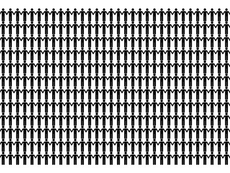 Human Shape Join Hands, can use for Decoration, Wallpaper, Cover, Wrapping, Carpet Pattern, Fashion, Fabric, Textile or Graphic Design Element. Vector Illustrationのイラスト素材