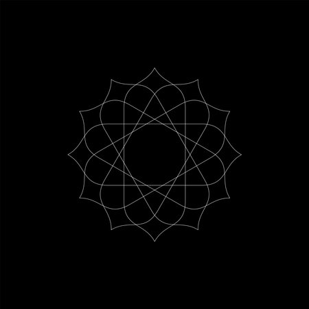 Ornamental Circle Shape, Contemporary Mandala, can use for Decoration Ornate, Wallpaper, Background, Textile, Tile, Paper Print, Carpet Pattern or Graphic Design Elementのイラスト素材