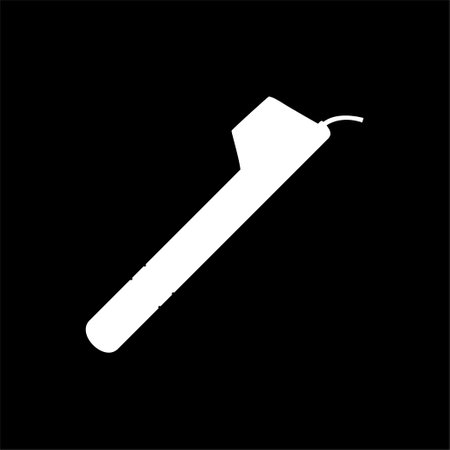 'Canting' Silhouette, Canting is a pen-like tool used to apply liquid hot wax in the batik-making process in Indonesia, more precisely 'batik tulis' or hand-drawn batik.のイラスト素材