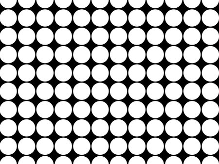 Circle Motif Pattern, Polka Dot, can use for Decoration, Background, Wallpaper, Wrapping, Carpet, Tile, Bed Cover, Fabric, Textile, Fashion, or Graphic Design Element.のイラスト素材