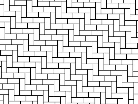 Herringbone Pattern, Brick or Paving Block Motif, can use for Decoration, Background, Carpet, Ornate, Tile, Floor, Wallpaper, Wrapping, Fashion, Fabric, Interior, Exterior, etc.のイラスト素材