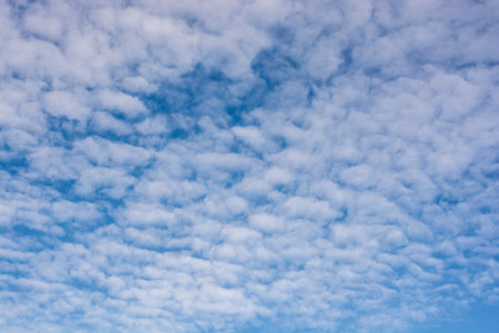 blue sky with white  clouds