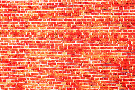 Red retro brick wall