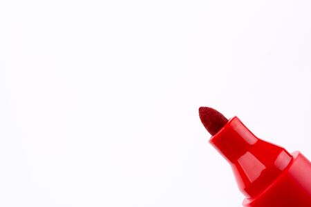 Color marker on a white backgroundの写真素材