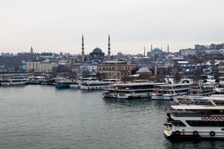 Ottoman time and style mosque built in Istanbulのeditorial素材
