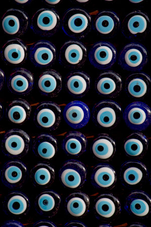 Set of evil eye bead as Amulet souvenir  from Turkey