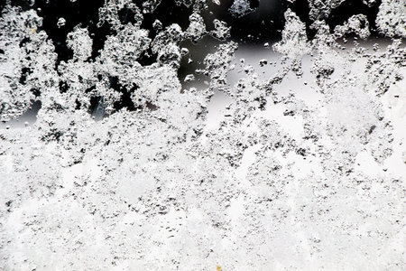 Snow winter background mostly in white color