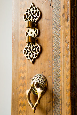 Old Handmade ottoman door knob made of metal