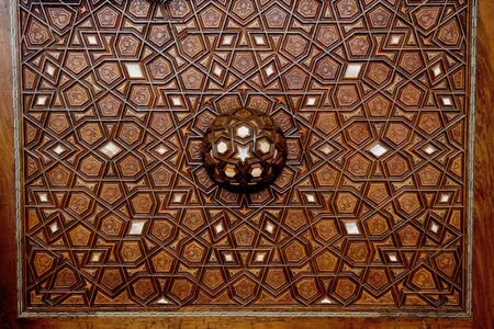 Ottoman art example of Mother of Pearl inlays from Istanbulの写真素材