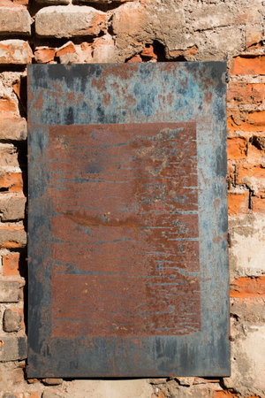 Metal surface as a background texture pattern