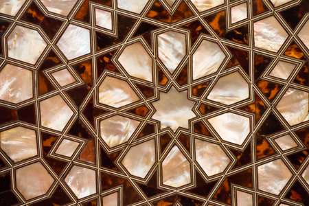 Ottoman art example of Mother of Pearl inlays from Istanbul