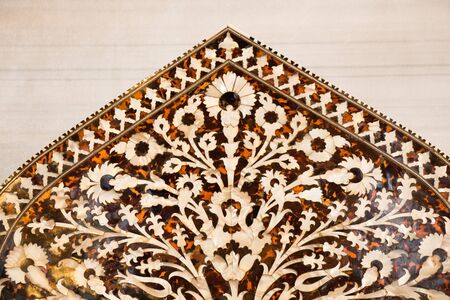 Ottoman art example of Mother of Pearl inlays from Istanbulの写真素材