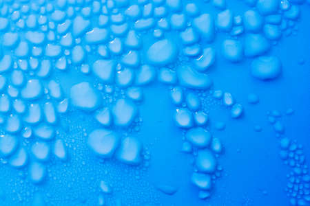 Water Damp Moisture Condensation on an indoors surfaceの写真素材
