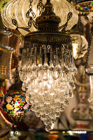 Old style ceiling lamps for interior decorationの写真素材