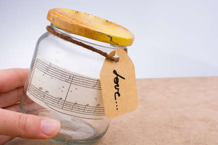 The word of love written in Latin lettersの写真素材