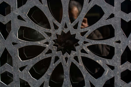 Example of Ottoman art patterns applied on metalsの写真素材