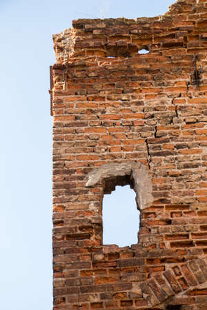 Old window Architecture from  ruins in Istanbulの写真素材