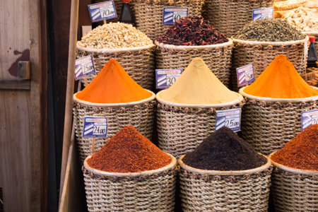 Spices at the Spice Market in Istanbul