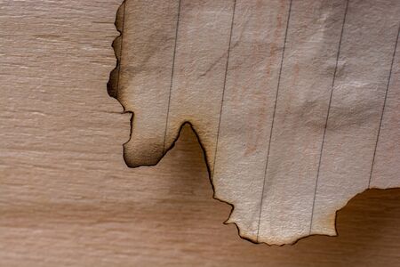 Paper with some burned edgesの写真素材