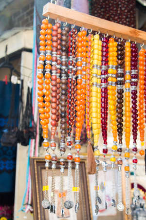 Set of praying beads of various colorsの写真素材