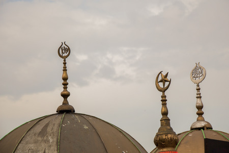 Outer view of dome in Ottoman architecture  in, Istanbul, Turkeyの写真素材