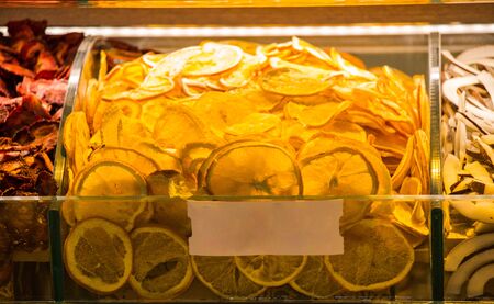 Dry fruit sell in a market placeの写真素材