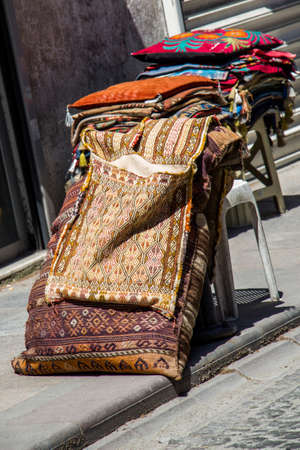 Traditional turkish handmade bagの写真素材