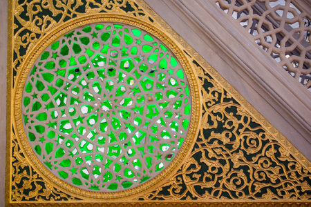 Ottoman marble carving art in detail