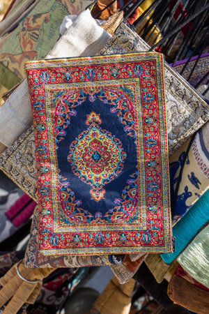 Old hand made carpet and rugs of  traditional typesの写真素材