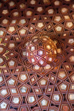 Ottoman art example of Mother of Pearl inlays from Istanbulの写真素材