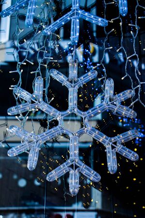 Christmas lights and party lights of a certain typeの写真素材