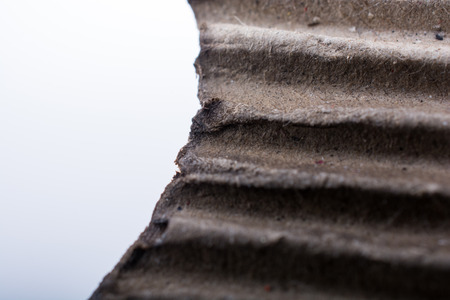 Turn cardboard paper as a backgroundの写真素材