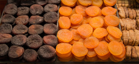 Dry fruit sell in a market place