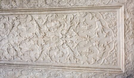 Ottoman marble carving art in detailの写真素材