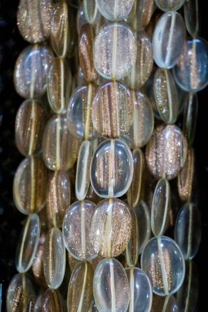 Colorful beads of various colorの写真素材