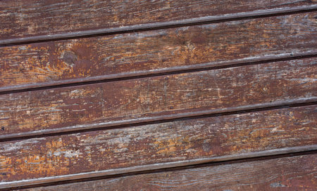 Texture details of an old wooden plunks as background