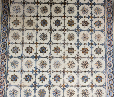 Floral art pattern example of the Ottoman time