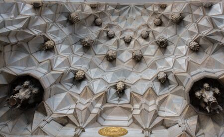 Ottoman marble carving art in detailの写真素材