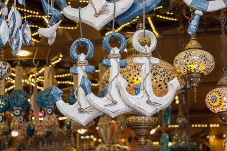 Tiny model anchor for decorative purposesの写真素材