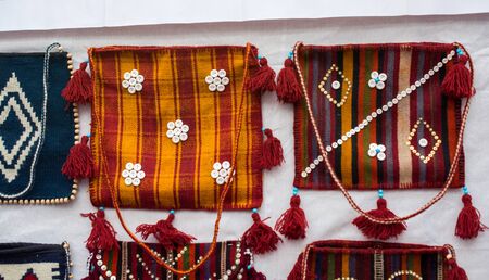 Traditional turkish handmade bagの写真素材