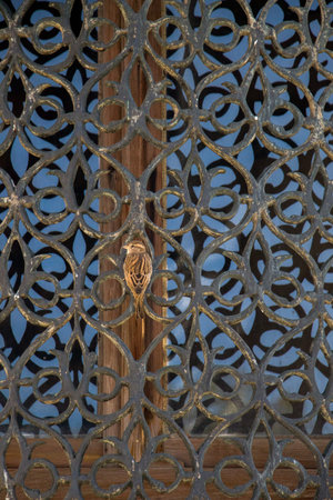 Example of Ottoman art patterns applied on metals