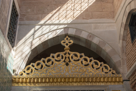 Ottoman marble carving art in detailの写真素材
