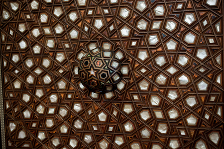 Ottoman art example of Mother of Pearl inlaysの写真素材