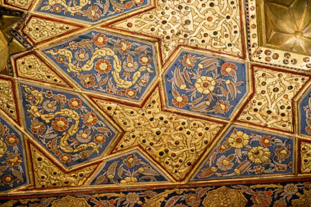 Floral art pattern example of the Ottoman time