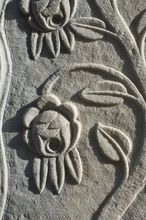 Ottoman marble carving art in detailの写真素材